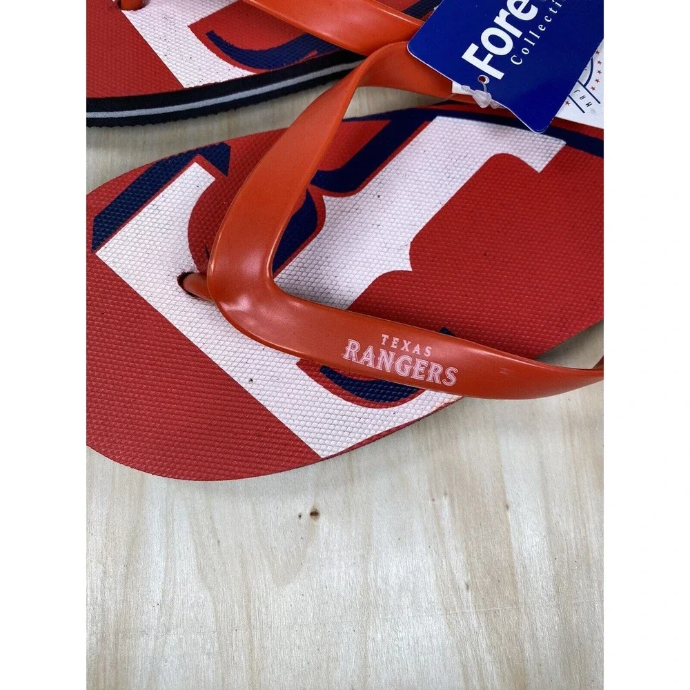 Texas Rangers MLB Baseball Flip Flops Team‎ Logo NWT Various Sizes Unisex